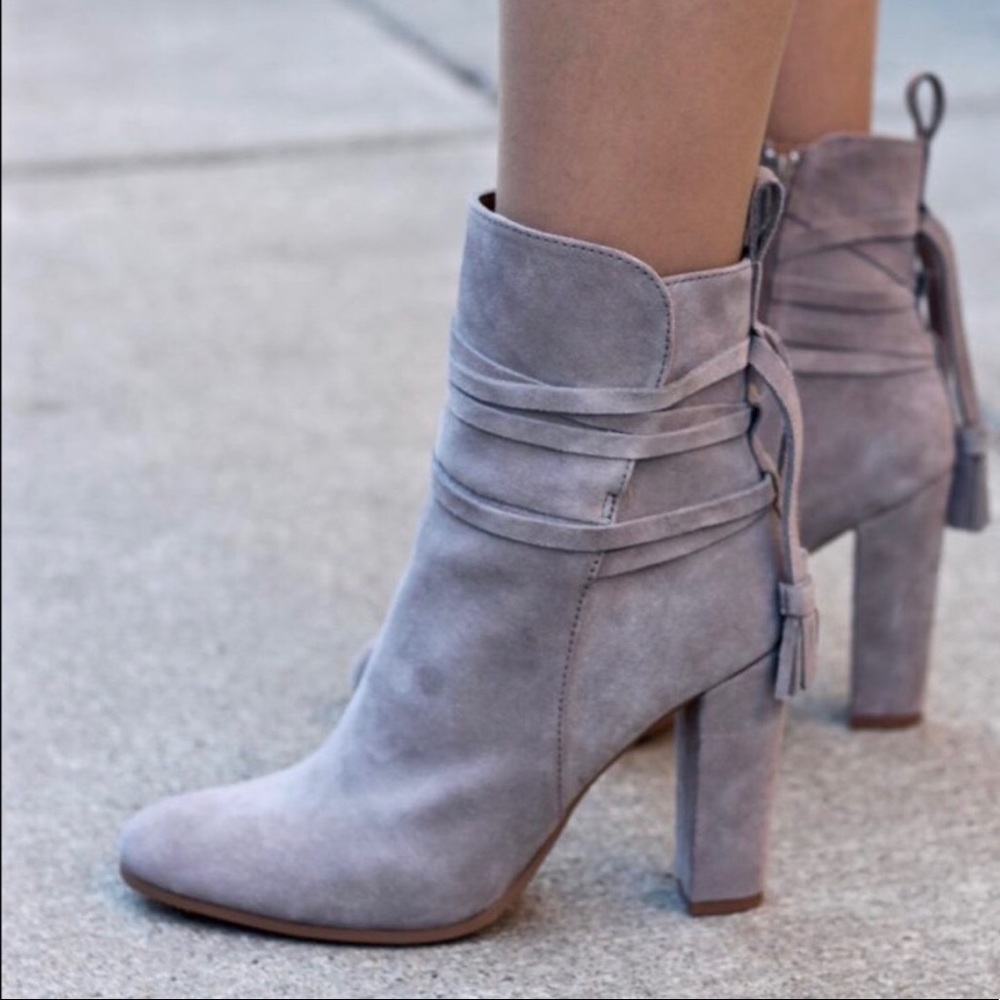 New! Steven Madden Gray Boots